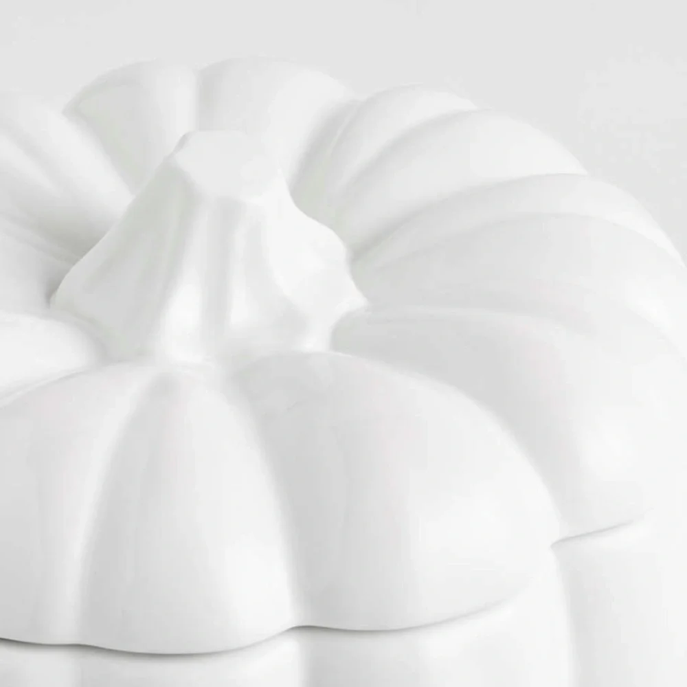 Crate&Barrel White Pumpkin Tureen